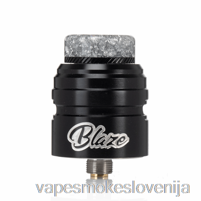 Vape Slovenija Thunderhead Creations Blaze Solo 24mm Bf Rda Silver Black